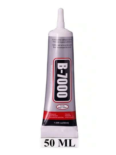 Pegamento Adhesivo Transparente B7000 Multiusos 50ml Reparacion de Celulares Pantallas Touch Bisuteria