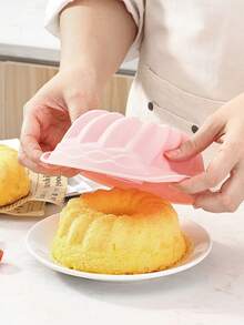 1個6吋圓形矽膠蛋糕模具,適用於蒸和烘焙戚風蛋糕,不黏貝克盆 - 藍色 - 查看 3