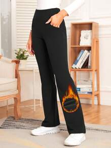 Desol 女士保暖户外运动长裤 - 黑色 - 查看 1