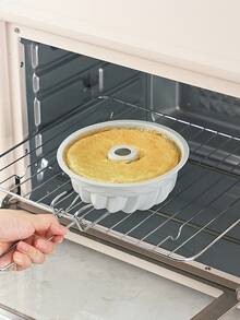 1個6吋圓形矽膠蛋糕模具,適用於蒸和烘焙戚風蛋糕,不黏貝克盆 - 藍色 - 查看 4