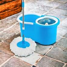 Trapeador con cubeta y exprimidor, trapeador, mágico spin Mob - Multicolor - Ver 3