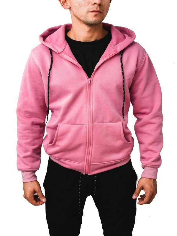 Sudadera Cierre Moda Urbana Algodón Premium Suave Hoodie Moda Abierta Cangurera y Capucha