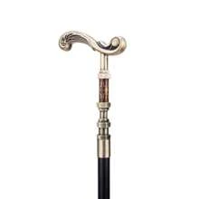 黃金花杖裝飾性吸血鬼cosplay復古派對時尚拐杖萬聖節十字杖93cm