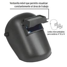 Careta para soldar, Pretul - Negro - Ver 2