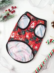 PETSIN 1 件聖誕寵物套裝服裝寵物背心 - 彩色 - 查看 8