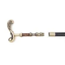 黃金花杖裝飾性吸血鬼cosplay復古派對時尚拐杖萬聖節十字杖93cm