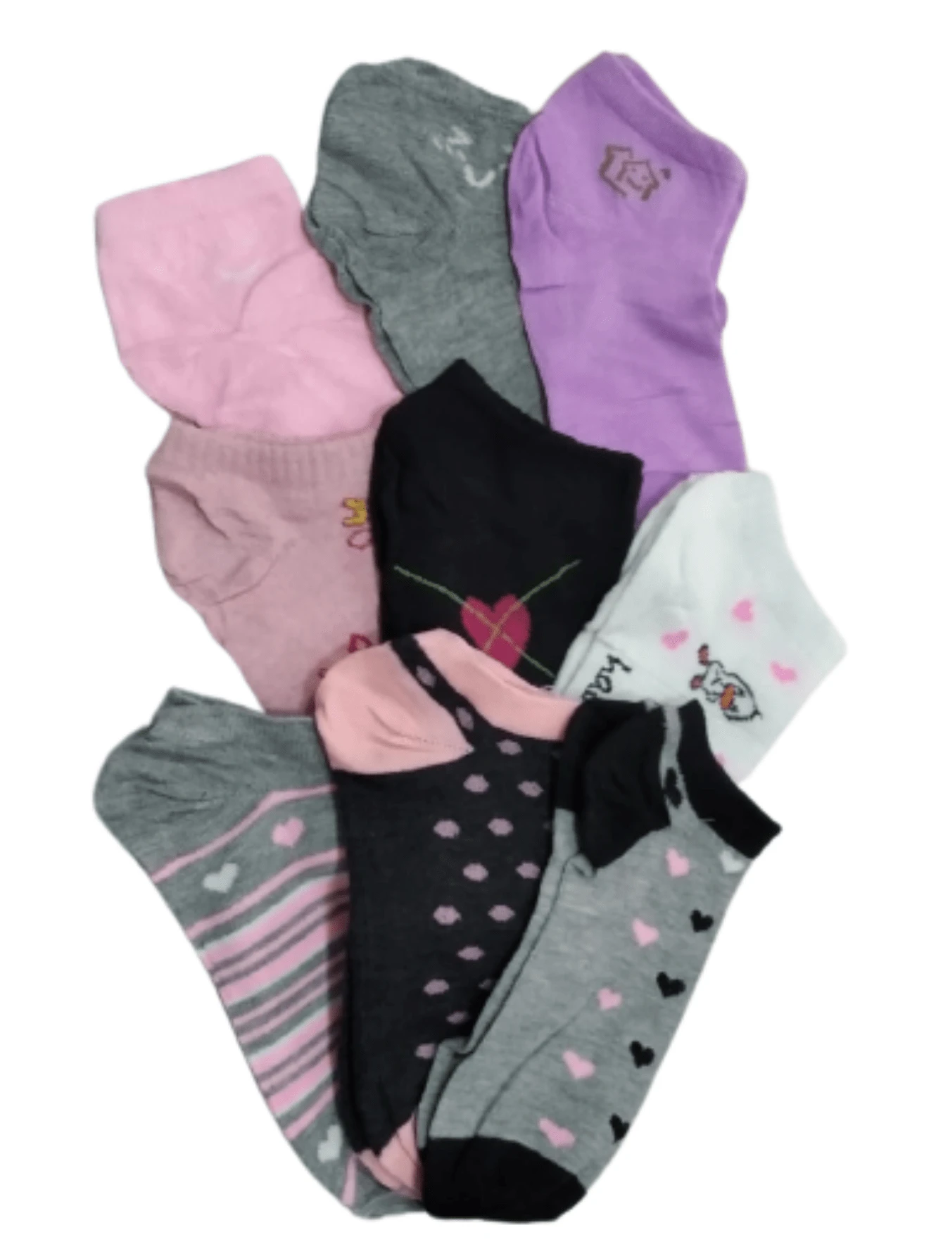 Women Toe Socks - Multicolor - View 1