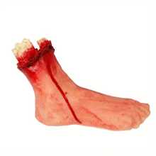 Halloween Horror Prank Props - Fake Hand Foot Brain Set For Halloween Party Decoration And Prank 1pc - Burgundy - View 2