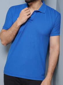 Men Polo Shirts - azul real - Ver 3