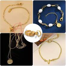 200 Pcs Broche De Perico Para Bisutería, Cierres De Langosta - Dorado - Ver 4