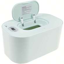 1pc Wet Wipes Heater, Baby Constant Temperature Wireless Car Charger Portable Hot And Wet Travel Tissue Insulation Box, Usb Required. Please Remove The Original Packaging Cover And Place The Wet Wipes On The Heating Plate To Achieve Better Heating Effect.Baby Shower Family Decorations Gifts - Pink - View 9