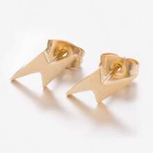 Bông tai thiết kế sét - Vàng - Xem 2