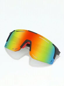 1pc Men's Outdoor Sports Decoration Fashion Glasses Street For Summer Beach Vacation,Outdoor,Travel - Multicolor - View 2