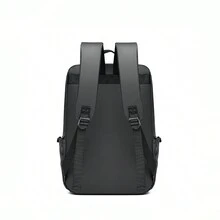 Mochila para hombre, impermeable, de moda, estilo funcional, de gran capacidad, para conducción al aire libre, bolsa de viaje para ordenador - Gris - Ver 3