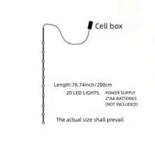 Đèn trang trí - màu xanh lá - Xem 4