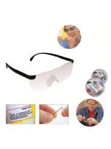 Lentes Aumento 160% De Visión Lupa Ampliación - Negro - Ver 5