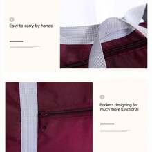 1 Mochila De Viaje Para Acampar Y Hacer Senderismo, Ligera Y Fácil De Empacar - Burdeos - Ver 3