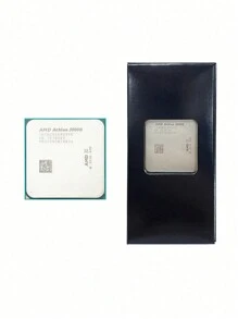AMD Athlon 3000G 3.5GHz 基本时钟 2 核 4 线程台式机处理器 CPU，AM4 插槽，集成显卡，适用于办公和娱乐 PC，无散热器风扇， - 銀色 - 查看 3
