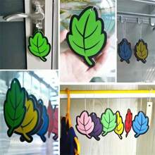 12pcs (Random Scent)  Car  Air Freshener Natural Scented Tea Paper Auto Hanging Vanilla Perfume Fragrance Leaf Shape Car Accessories Interior