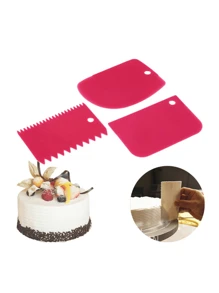 Kit Confeitaria Profissional Bailarina Giratória Raspadores Nivelador de Bolo Bico de confeitar Saco de confeitar
