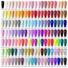 10PCS/Set 7ML Gel Nail Polish Set Nude Pink Purple Red Glitter Nail Gel Semi Permanent UV LED Varnish Nail Art Design Soak Off Nail Gel Set