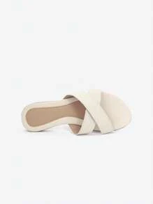 Women Slides - Blanc - Voir 2