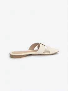 Women Slides - Blanc - Voir 5