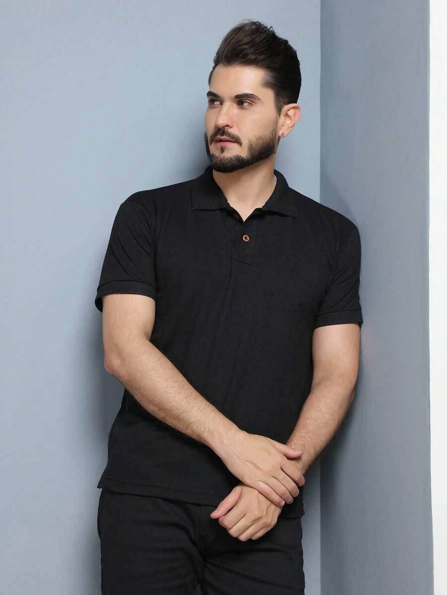 Men Polo Shirts - Negro - Ver 1