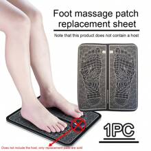 電動脈衝足部按摩器，帶 Ems 按摩墊，智能針灸按摩替換墊，振動墊
