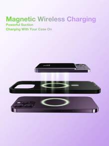 20W Magnetic Wireless Power Bank Wireless Charging External Battery 10000mAh - 淡紫色 - 查看 6
