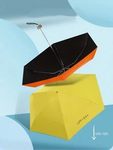 Mini Paraguas Sombrilla con protección UV Portátil y Ligera en varios colores. - Oro rosa - Ver 7