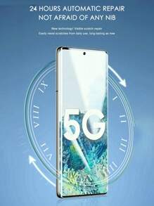 4 Pièces Protecteur D'écran En Film De Gel Hydroalcoolique Doux À Couverture Totale Compatible Avec Samsung