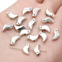 Metal Alloy Silver Charm Pendant Beads For DIY Handmade Bracelets, Necklaces Earrings, DIY Jewelry Accessories, Assorted Varietie - Rhodium - View 10