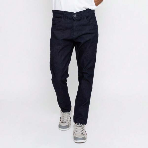 Calça Jeans Masculina Tradicional Amaciada Azul Premium Versatti Búzios