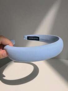 5pcs Women's Candy Colored Thick Minimalist Style Hairband, Suitable For Daily Wear, Face Washing, Makeup And Matching Clothes In Autumn And Winter - Multicolor - View 7