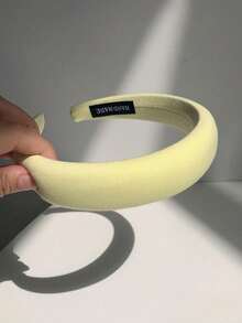 5pcs Women's Candy Colored Thick Minimalist Style Hairband, Suitable For Daily Wear, Face Washing, Makeup And Matching Clothes In Autumn And Winter - Multicolor - View 9