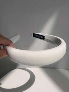 5pcs Women's Candy Colored Thick Minimalist Style Hairband, Suitable For Daily Wear, Face Washing, Makeup And Matching Clothes In Autumn And Winter - Multicolor - View 8