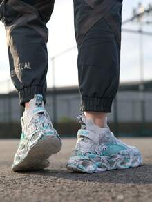 輕便透氣白色運動鞋 - 白色 - 查看 5