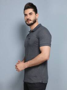 Men Polo Shirts - Gris Oscuro - Ver 4