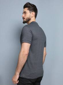 Men Polo Shirts - Gris Oscuro - Ver 5