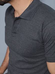 Men Polo Shirts - Gris Oscuro - Ver 7