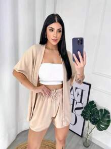 Women Two-piece Outfits - Màu be - Xem 1