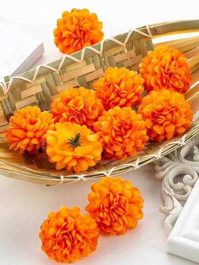 10/30PCS/SET Artificial Hydrangea Ball, Flower Head Ball, Chrysanthemum String, DIY Flower Ring Material, Birthday Party, Party, Party Decoration, Wedding Basket, Bride Holding Flowers, Home, Dining Room, Bedroom, Window Sill Decoration, Vase Decoration, Valentine's Day, New Year Decoration, Outdoor Garden, School Season,Fall Decor,Autumn