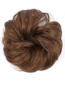 1入組自然色亂髮蓬鬆毛燥卷假髮,適用於馬尾和厚髮的女性 - Light Brown - 查看 2