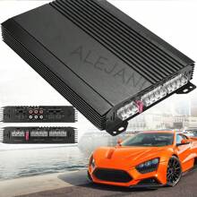 Car Audio Amplifier With 4 Channels 6800w - 黑色 - 查看 1