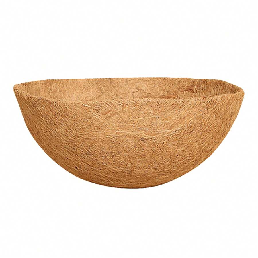 14英寸可可纖維懸掛籃用襯墊,可替換圓形可可纖維襯墊,用於掛牆式園藝盆栽,植物盆栽