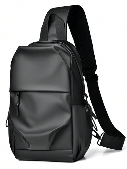 Bolso de pecho casual deportivo de negocios sencillo de hombre con gran capacidad, bolso de hombro, bolso bandolera, bolso lateral, regalo vintage divertido, bolso de viaje, regalo de vacaciones de Acción de Gracias, bolso esencial de viaje retro, bolso negro, regreso a la escuela, bolso de vida deportiva, bolso de cinturón, bolso de cintura, bolsas vintage de primavera, útiles escolares