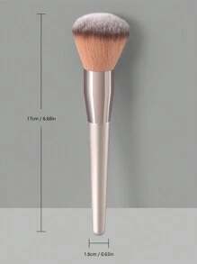 1 pieza/Lote Pincel de maquillaje color champán para polvo suelto, rubor, corrector, sombra de ojos, iluminador, multifuncional, un gran regalo - Champán - Ver 2