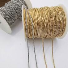 304不銹鋼扁線o形鏈鈦鋼鏈,適用於diy項鍊、手鍊、眼鏡掛鏈、珠寶首飾製作