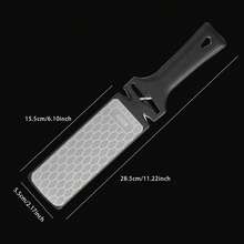 1pc Black & White Multifunctional Rhinestone Double-sided Sharpening Stone - Black and White - View 3